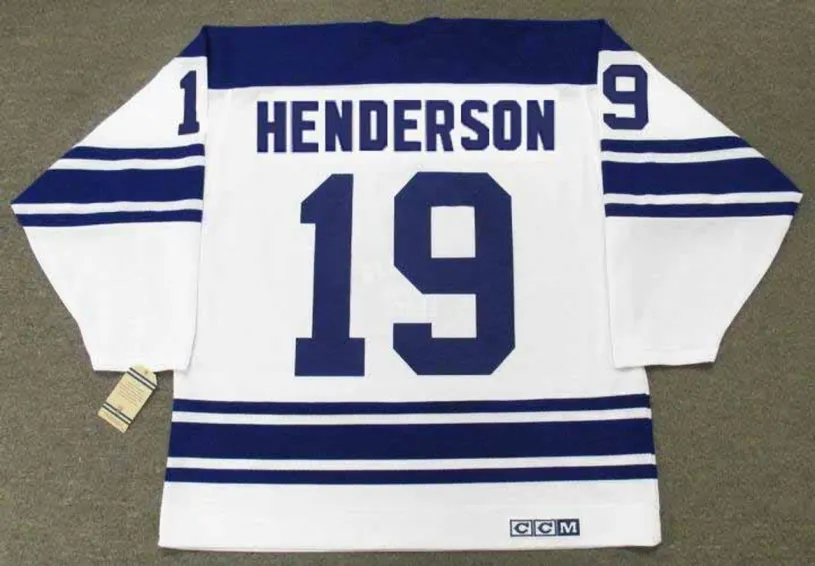 PAUL HENDERSON Toronto Maple Leafs 1968 Away CCM Vintage NHL Hockey Jersey 