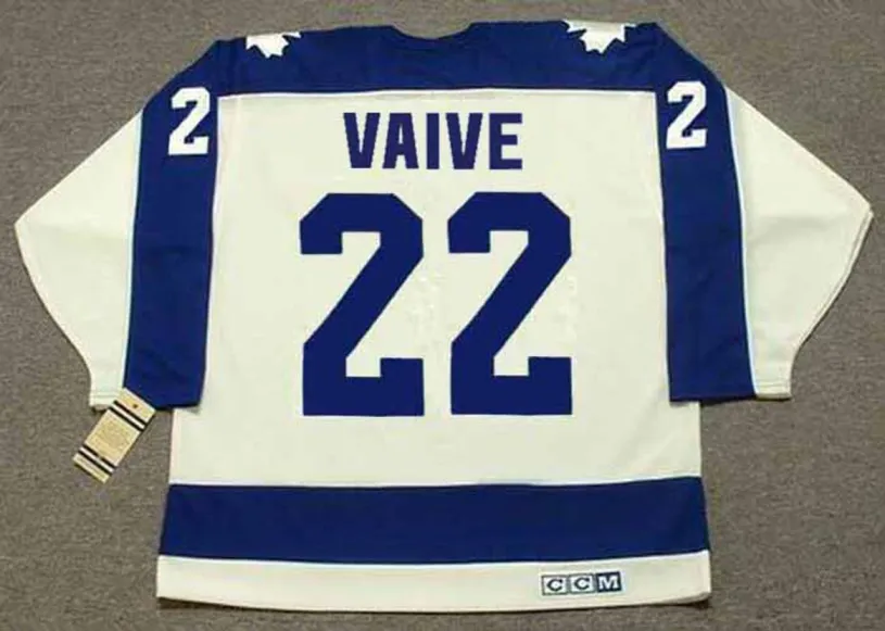 RICK VAIVE Toronto Maple Leafs 1984 Home CCM Throwback NHL Hockey Jersey 