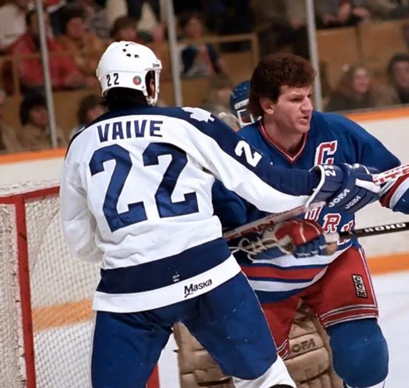 RICK VAIVE Toronto Maple Leafs 1984 Home CCM Throwback NHL Hockey Jersey 