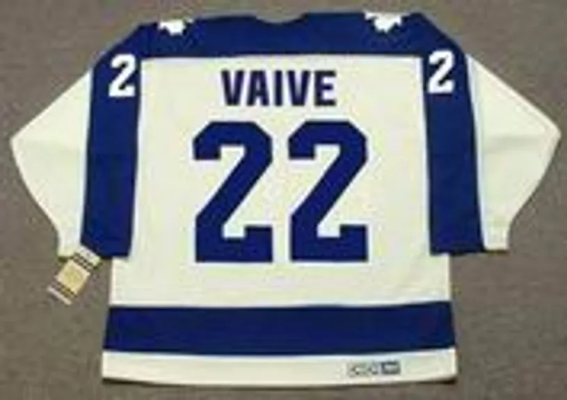 RICK VAIVE Toronto Maple Leafs 1984 Home CCM Throwback NHL Hockey Jersey 