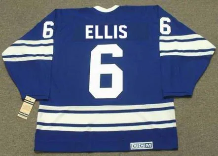 RON ELLIS Toronto Maple Leafs 1969 Home CCM Throwback NHL Hockey Jersey 