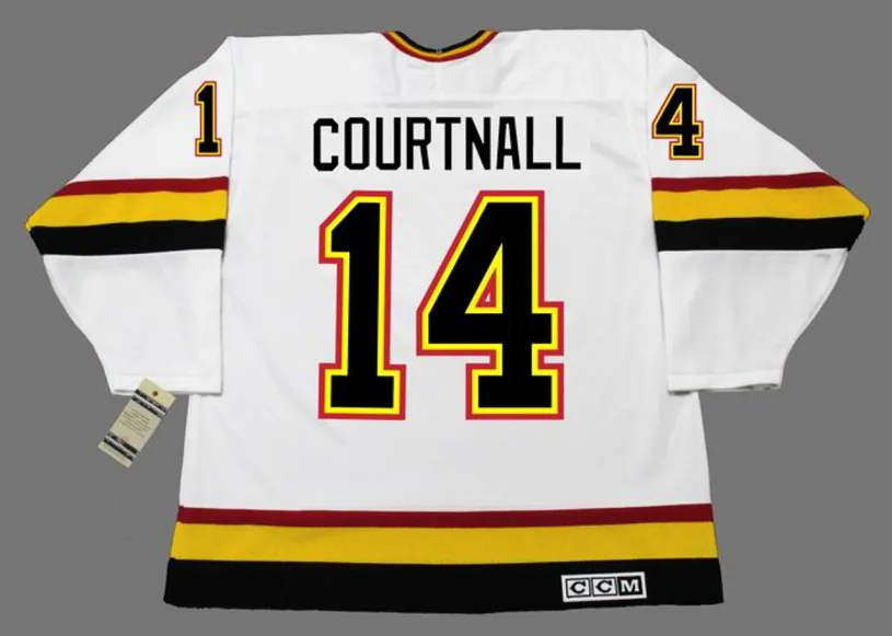 GEOFF COURTNALL Vancouver Canucks 1994 CCM Vintage Home NHL Hockey Jersey 