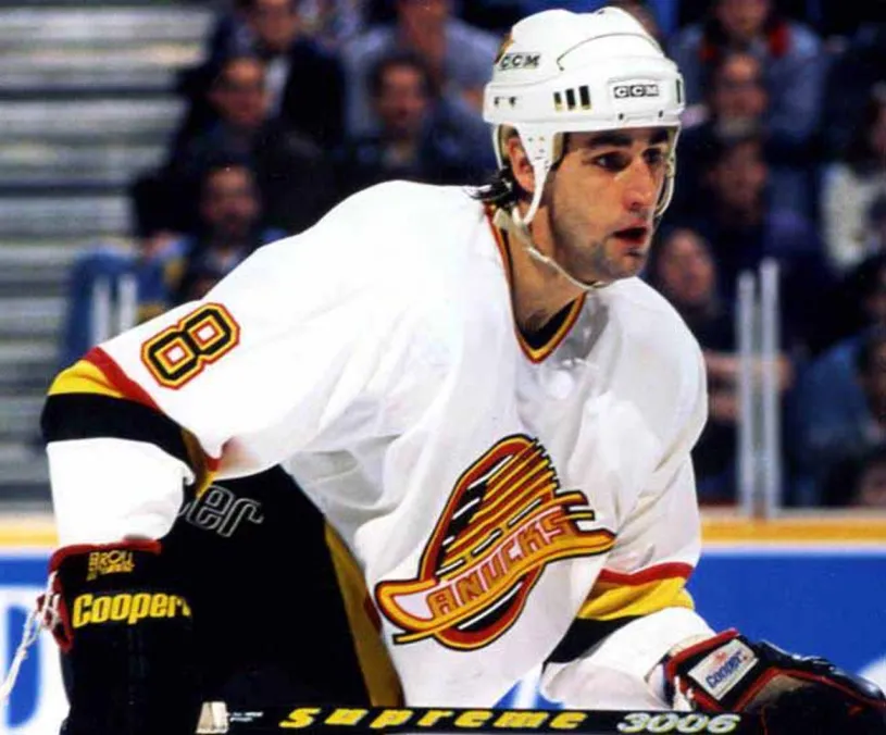 GREG ADAMS Vancouver Canucks 1994 CCM Vintage Home NHL Hockey Jersey 