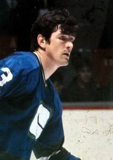 PAT QUINN Vancouver Canucks 1972 Away CCM Throwback Hockey Jersey 