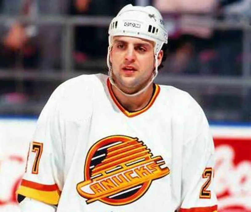 SERGIO MOMESSO Vancouver Canucks 1994 CCM Vintage Home NHL Hockey Jersey 