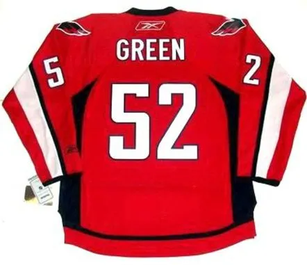 MIKE GREEN Washington Capitals 2010 REEBOK Throwback NHL Hockey Jersey 