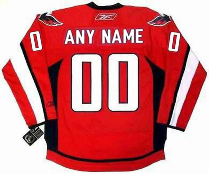 WASHINGTON CAPITALS 2012 Reebok Throwback Jersey Customized “Any Name & Number(s)” 