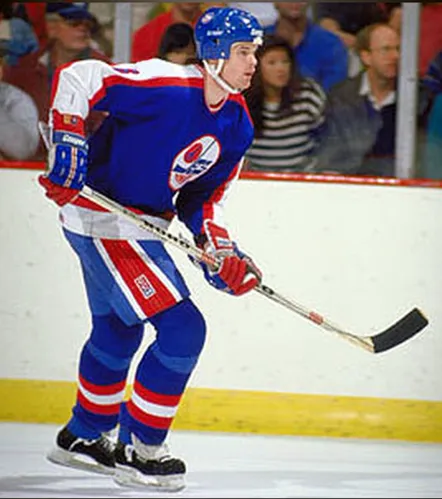 JIM KYTE Winnipeg Jets 1986 Away CCM NHL Vintage Throwback Jersey 