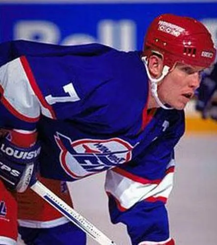 KEITH TKACHUK Winnipeg Jets 1993 Away CCM NHL Vintage Throwback Jersey 