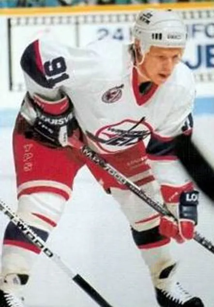 KRIS DRAPER Winnipeg Jets 1991 CCM Vintage Throwback Home NHL Hockey Jersey 