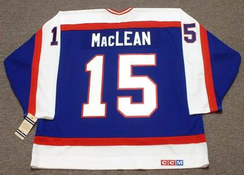 PAUL MacLEAN Winnipeg Jets 1984 CCM Vintage Throwback NHL Hockey Jersey 