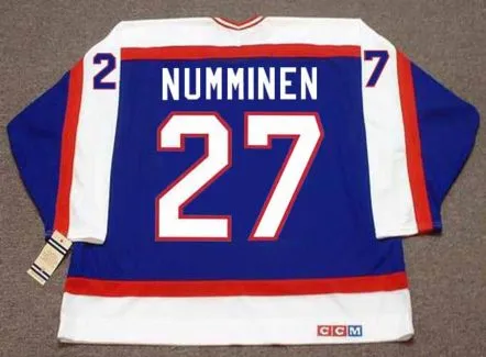 TEPPO NUMMINEN Winnipeg Jets 1989 Away CCM Throwback NHL Hockey Jersey 