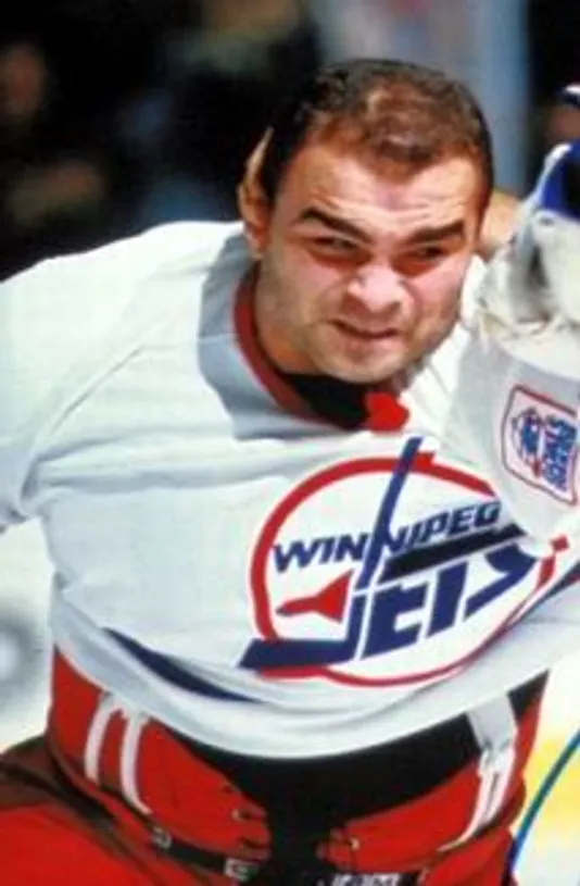 TIE DOMI Winnipeg Jets 1993 CCM Vintage Throwback Home NHL Hockey Jersey 