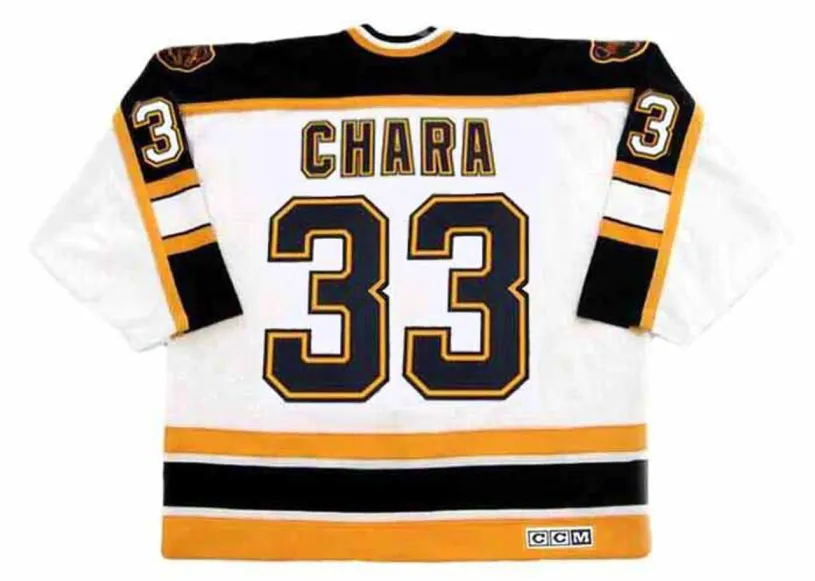 ZDENO CHARA Boston Bruins 2006 CCM Vintage Away NHL Hockey Jersey 