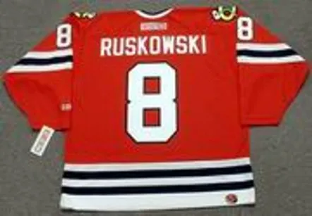 TERRY RUSKOWSKI Chicago Blackhawks 1981 CCM Throwback NHL Hockey Jersey 