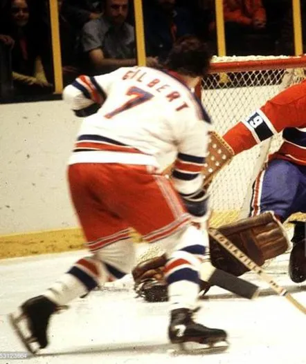 ROD GILBERT New York Rangers 1972 Home CCM Throwback NHL Hockey Jersey 