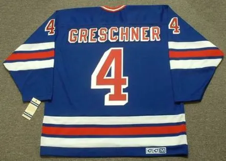 RON GRESCHNER New York Rangers 1986 CCM Throwback NHL Hockey Jersey 