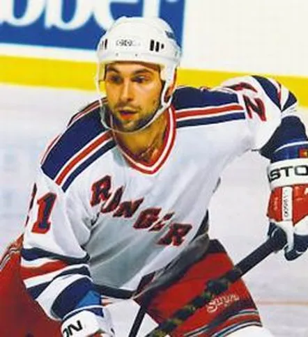 SERGEI ZUBOV New York Rangers 1993 CCM Vintage Throwback Home NHL Hockey Jersey 