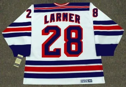 STEVE LARMER New York Rangers 1993 CCM Vintage Throwback NHL Hockey Jersey 