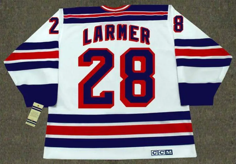STEVE LARMER New York Rangers 1993 CCM Vintage Throwback NHL Hockey Jersey 