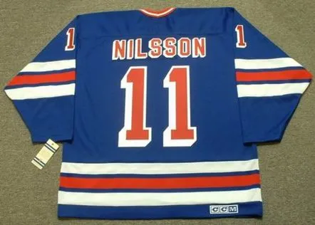 ULF NILSSON New York Rangers 1979 CCM Vintage Throwback NHL Hockey Jersey 
