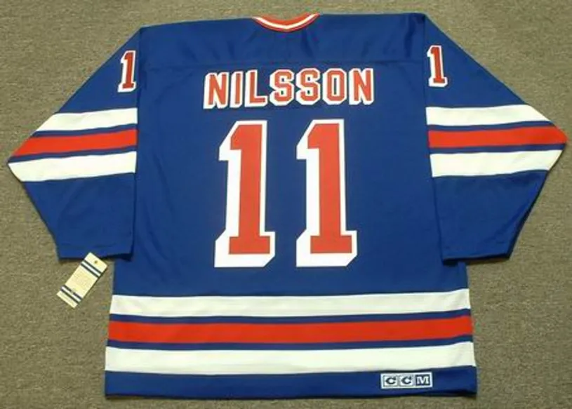 ULF NILSSON New York Rangers 1979 CCM Vintage Throwback NHL Hockey Jersey 
