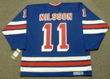 ULF NILSSON New York Rangers 1979 CCM Vintage Throwback NHL Hockey Jersey 