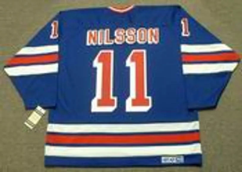 ULF NILSSON New York Rangers 1979 CCM Vintage Throwback NHL Hockey Jersey 