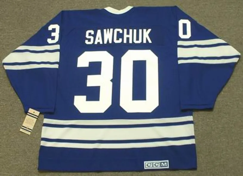 TERRY SAWCHUK Toronto Maple Leafs 1967 CCM Vintage Throwback NHL Hockey Jersey 