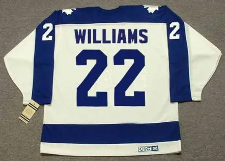 TIGER WILLIAMS Toronto Maple Leafs 1978 Home CCM Throwback Hockey Jersey 