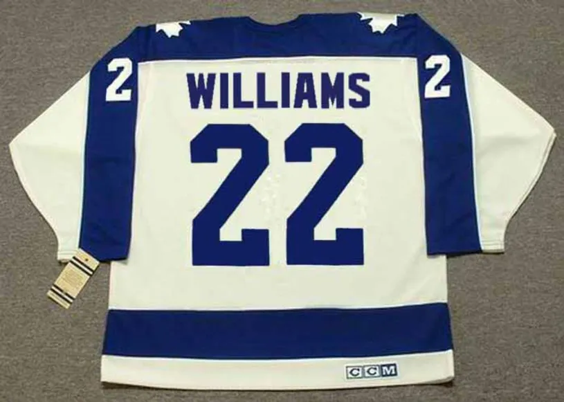 TIGER WILLIAMS Toronto Maple Leafs 1978 Home CCM Throwback Hockey Jersey 