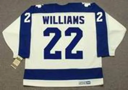 TIGER WILLIAMS Toronto Maple Leafs 1978 Home CCM Throwback Hockey Jersey 