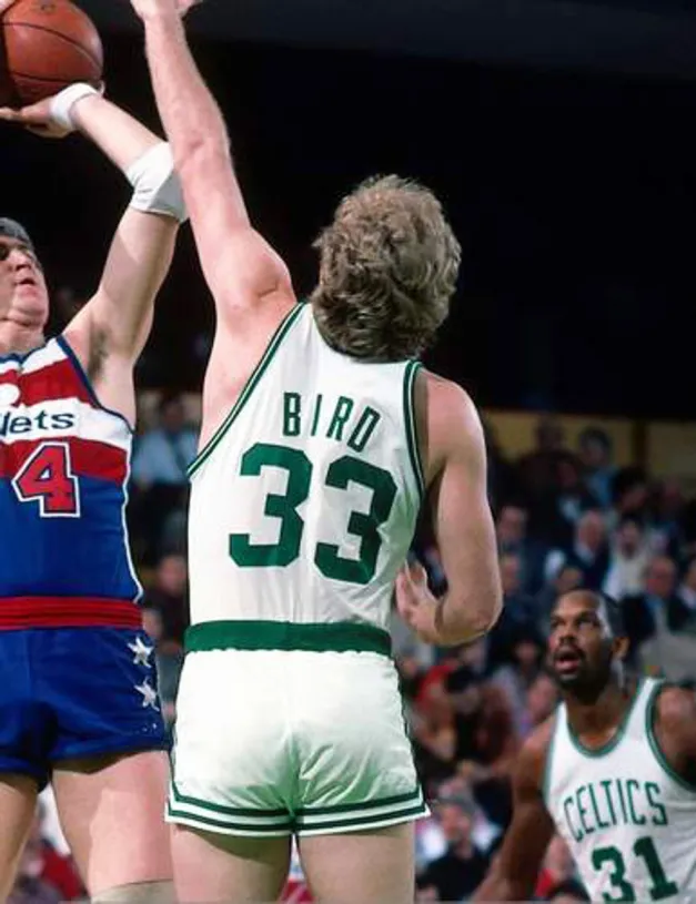 LARRY BIRD Boston Celtics 1984 Home Throwback NBA Basketball Jersey 