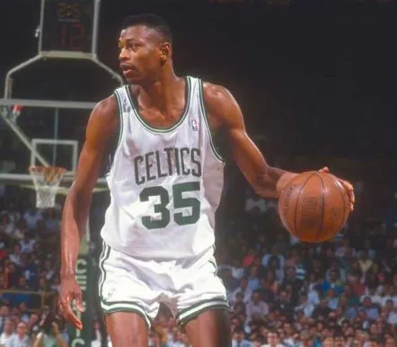 REGGIE LEWIS Boston Celtics 1991 Home Throwback NBA Basketball Jersey 