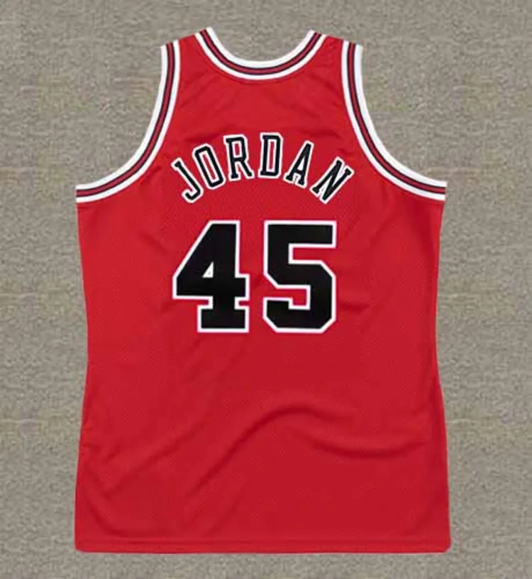 MICHAEL JORDAN Chicago Bulls 1995 Throwback NBA Basketball Jersey 