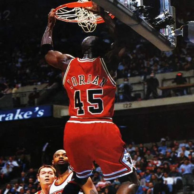 MICHAEL JORDAN Chicago Bulls 1995 Throwback NBA Basketball Jersey 