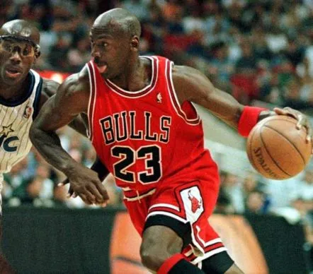 MICHAEL JORDAN Chicago Bulls 1997 Throwback NBA Basketball Jersey 