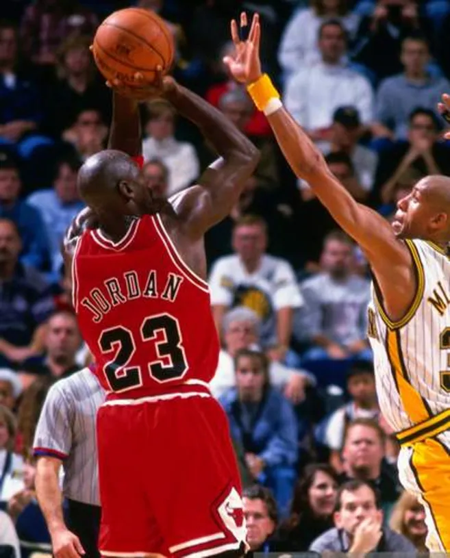 MICHAEL JORDAN Chicago Bulls 1997 Throwback NBA Basketball Jersey 