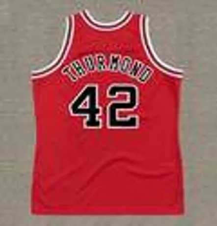 NATE THURMOND Chicago Bulls 1975 Throwback NBA Basketball Jersey 