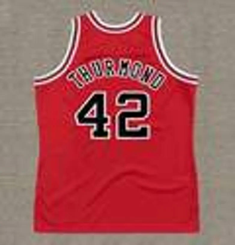 NATE THURMOND Chicago Bulls 1975 Throwback NBA Basketball Jersey 