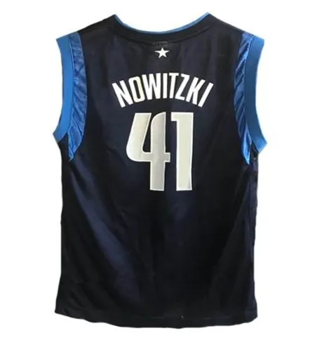 DIRK NOWITZKI Dallas Mavericks 2003 Away Reebok Throwback NBA Jersey 