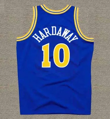 TIM HARDAWAY Golden State Warriors 1994 Throwback NBA Basketball Jersey 