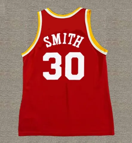 KENNY SMITH Houston Rockets 1995 Throwback NBA Basketball Jersey 