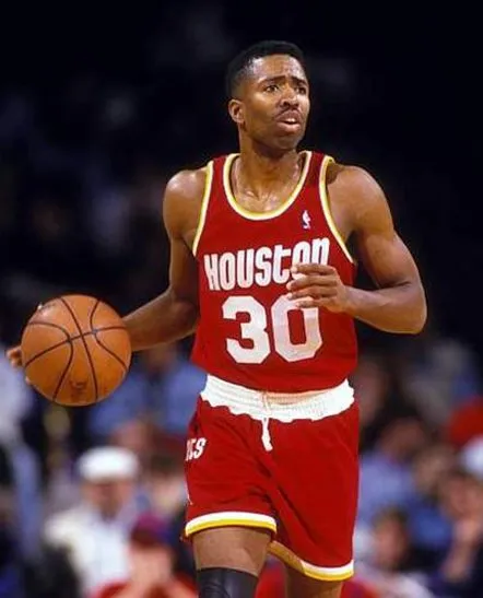 KENNY SMITH Houston Rockets 1995 Throwback NBA Basketball Jersey 