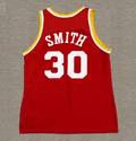 KENNY SMITH Houston Rockets 1995 Throwback NBA Basketball Jersey 