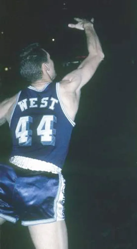 JERRY WEST Los Angeles Lakers 1960’s Throwback NBA Basketball Jersey 