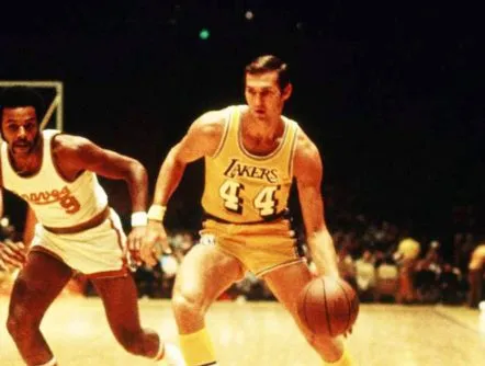 JERRY WEST Los Angeles Lakers 1971 Home Throwback NBA Basketball Jersey 