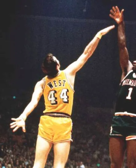 JERRY WEST Los Angeles Lakers 1971 Home Throwback NBA Basketball Jersey 