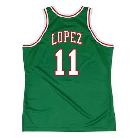 BROOK LOPEZ Milwaukee Bucks 1970’s NBA Throwback Basketball Jersey 