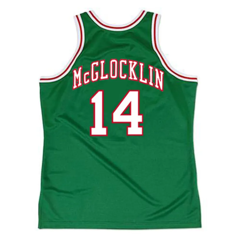JON McGLOCKLIN Milwaukee Bucks 1973 NBA Throwback Basketball Jersey 